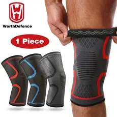 Joelheiras de nylon Worthdefence sports fitness patella brace running basquete