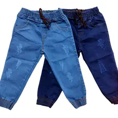 Calça Jeans Infantil Menino JOGGER 1 a 3 Anos, Qualideade Com estilo para seu bebé.