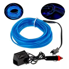 Fita LED Neon Automotiva 5 Metros ou 2m para Painel Interno Carro Interior Várias Cores Iluminação