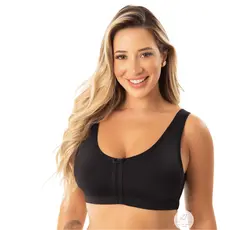 Top Sutiã Básico Confortável Lateral Largas Alças Grossas Sem Bojo Feminino