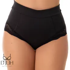 Calcinha Modeladora Cintura Alta com Renda – Conforto e Sustentação P M G GG