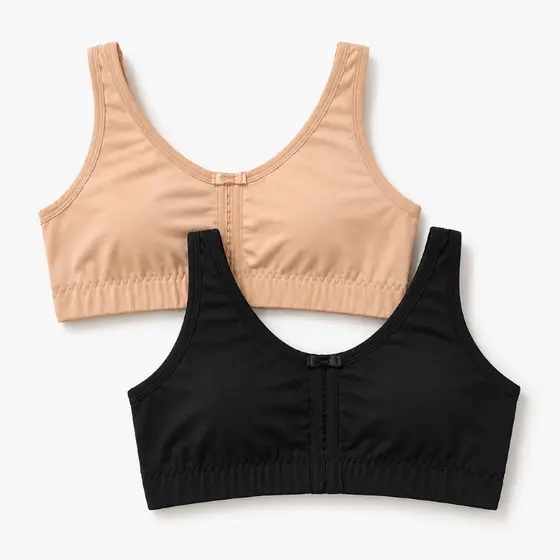 Kit 2 Top Sutiã Reforçado Sem Bojo Microfibra Feminino Confortável Alças Largas M G GG
