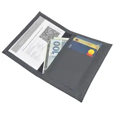Carteira Porta Cartão Documentos Carro Moto Rg Cpf Couro Legítimo Várias Cores Sarroche