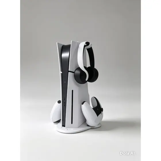 BASE DUPLA PARA CARREGADOR E  REFRIGERADOR PARA PS5 SLIM