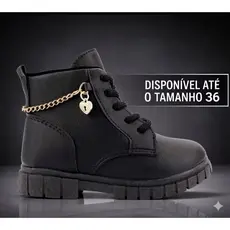 Bota Infantil Feminina Menina Club Happy Botinha Infantil