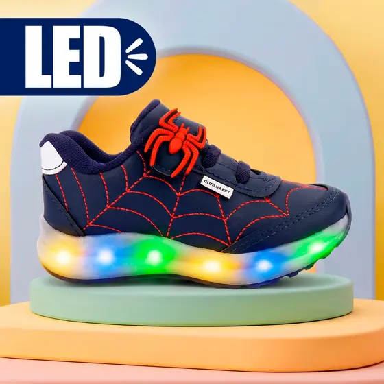 Tenis Infantil Masculino Led Menino Aranha Tenis De Menino Masculino Tenis Infantil Menino