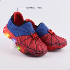 Tenis Infantil Led Menino Pisca Tenis Infantil Masculino Aranha Maravilhoso Sapato Infantil Menino Club Happy