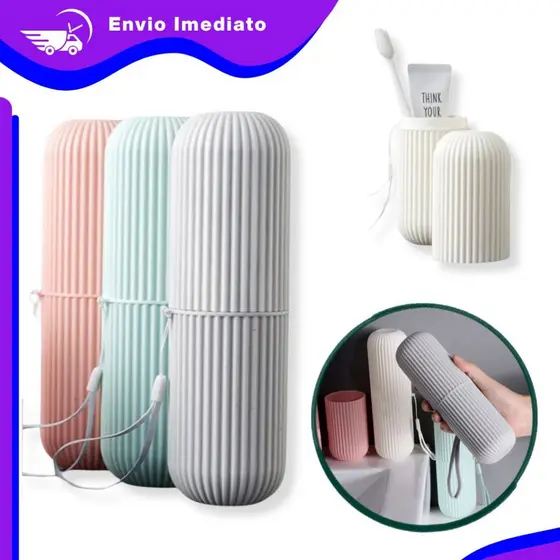 Estojo De Escova De Dentes Portátil De Viagem Para escovas de dentes Organizador Caneca de água