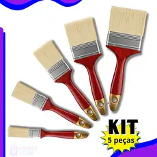 Pincel Multiuso Pintura Trincha Para Construção Kit pincel Tamanhos Variados