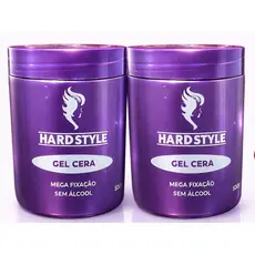 Kit 02 Gel Cera Hidratante 500g Mega Fixação Original