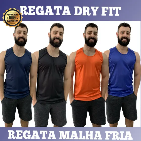 Camiseta Regata Masculina Dry Fit