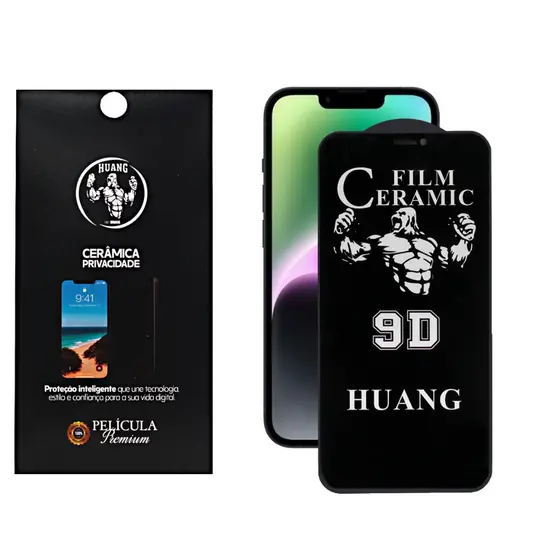 Película Cerâmica Privacidade para iPhone Huang Premium