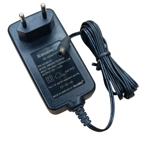 Fonte Chaveada Bivolt Arris 12v 2.5a - Cftv, Roteadores, Dvr