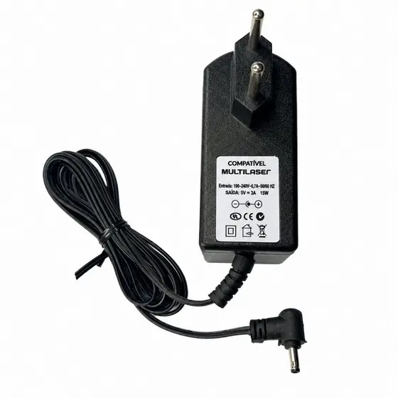 Fonte Carregador 5v 3a Para Notebook Multilaser PC102 PC103 PC106 PC107