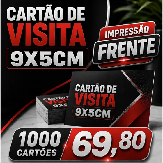 Cartão De Visita Personalizado Frente Colorido Couche 300g