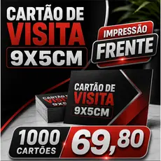 Cartão De Visita Personalizado Frente Colorido Couche 300g