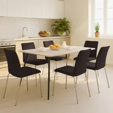 Kit 04 Capas de Cadeira Tubular Luxo em Malha Gel IBITEX Sala Escritório Quarto