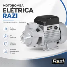 Bomba Motobomba De Água Periférica 1/2cv 127v 220v Razi