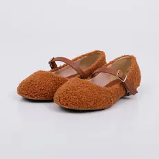Sapatilha Feminina Pelúcia Teddy Not-Me – Confortável, Quentinha, Bico Redondo e Estilo Casual