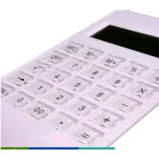 HYQ0198 Calculadora De Mesa Ultra Fino Com 12 Dígitos / Tela Grande / Botões De Cristal