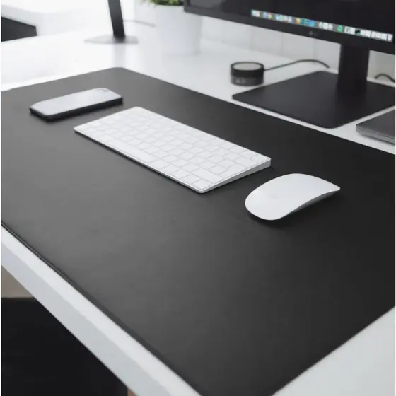 MousePad Grande 90x40 70x30 20x20 Desk Pad Couro Gamer Office