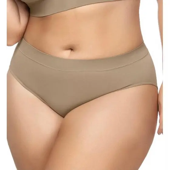 Calcinha Plus Size Zee Rucci Sem Costura Confortável Cobertura Total E Fio Dental