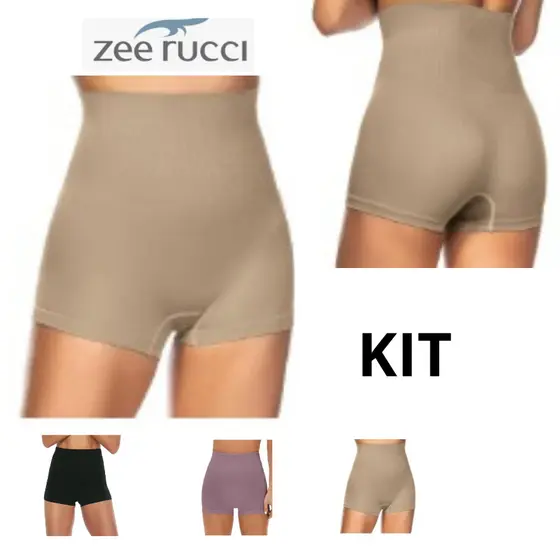 Bermuda Modeladora Maxima Compressão Sem Costura Zee Rucci Comfort