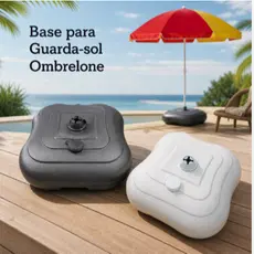 Base Para Guarda Sol  Wind Banner Ombrolone Suporte Com Água e Areia