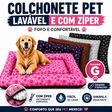 Cama Colchonete Colchão para pet Cachorro Gato Grande Medio Pequeno