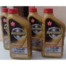 KIT 4 LITROS DE ÓLEO HAVOLINE 15w40 API SL SEMI SINTÉTICO