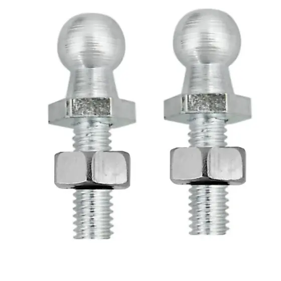 Kit 2 Pinos com Porca M8 para Instalação de Amortecedores Porta Malas e Capo