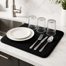 Tapete Escorredor de Louça Absorvente e Antiderrapante para Cozinha 70x35cm