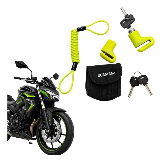 Cadeado Trava Disco Freio Moto Antifurto Universal Segurança Aço Reforçada Moto Motocicleta