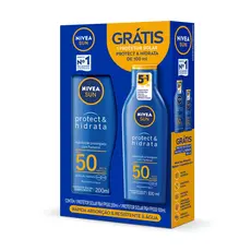 NIVEA Kit SUN Protect & Hidrata FPS 50 200ml + Protect & Hidrata FPS 50 100ml