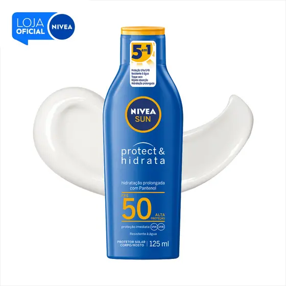 NIVEA SUN Protetor Solar Protect & Hidrata FPS 50 125ml