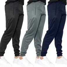 Calça Jogger Masculina Esportiva com Zíper e Bolsos – Tecido Leve e Confortável (M G GG