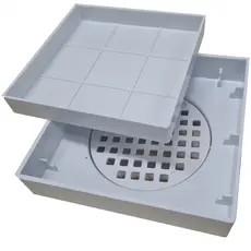 Kit 2 Unidades Ralo Invisível Oculto 10x10 Piso e Porcelanato - Melhor Qualidade