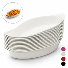 Combo Kit 10 Petisqueiras Barca 1200 ML Canoa Saladeira Churrasco Frios Tigela
