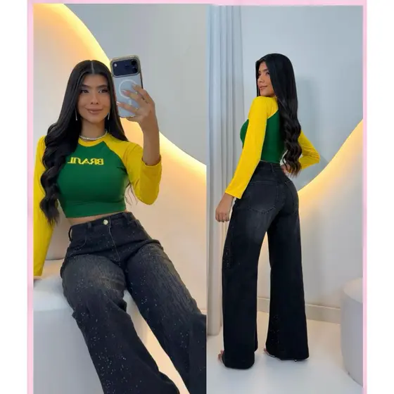 Cropped da Torcida da Seleção Brasileira