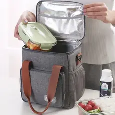 Lancheira Portátil Saco Resfriador De Almoço Térmico Para Piquenique Exterior Isolado À Prova D'água
