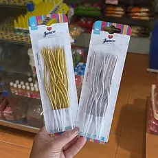 Kit Vela Festa Espiral Palito Bolo de Bricolage Aniversário Dourado Prata Curvado Longo Fino Torto Curvas de Parafina