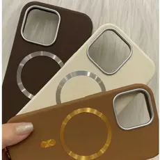 Capa de Couro MagSafe Para iPhone 17Air, iPhone 17, iPhone 17Pro, iPhone 17Pro Max  Proteção Reforçada + Design Luxuoso