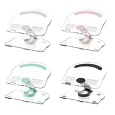 Suporte Para Celular e Tablet Mesa Universal Acrílico Alumínio Rotação 360° clip-icon Universal KA-C519