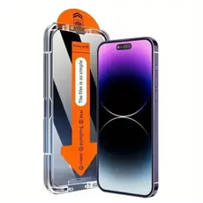 Pelicula Vidro 3D De Tela Com Montagem Fácil instalação Para iPhone 13PRO MAX,iP 14PRO,iP 14PRO MAX,iP 15,iP 15PRO