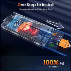 Pelicula Vidro 3D De Tela Com Montagem Fácil instalação Para iPhone 17,iP 17PRO,iP 17PRO MAX