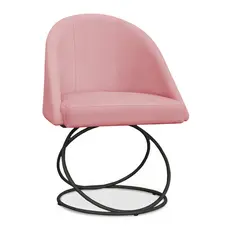 Cadeira para Mesa de Jantar Sala Cozinha Base de Ferro Preto