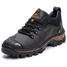 Coturno Masculino Trabalho Segurança Bico Emborrachado Bota Adventure