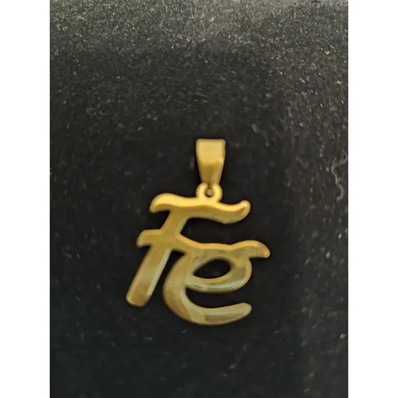 Pingente dourado aço inoxidável unissex,religioso
