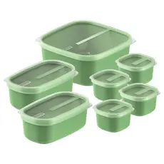 Potes Tramontina Mix Colors com Tampa | Pote Plástico Hermético para Cozinha | Vários Tamanhos e Litragens