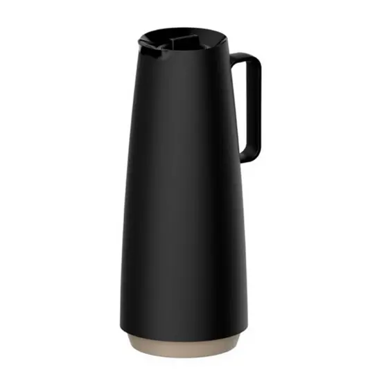Bule Térmico Tramontina Exata 1L Preto Original | Garrafa Térmica Café Chá 12h Quente